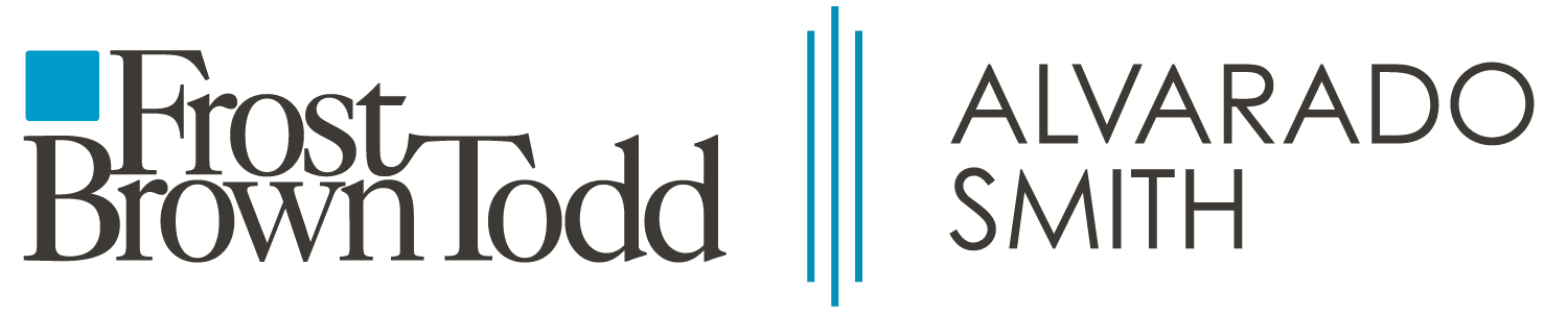 combined logos of Frost Brown Todd and Alvarado Smith