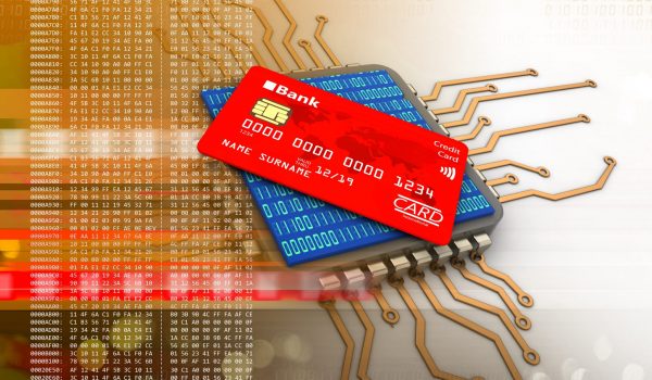 Electronic Board With Bank Card