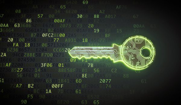 Digital key unlocking code