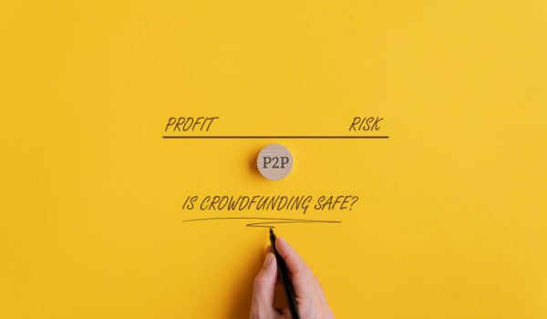 Conceptual image about safety of crowdfunding