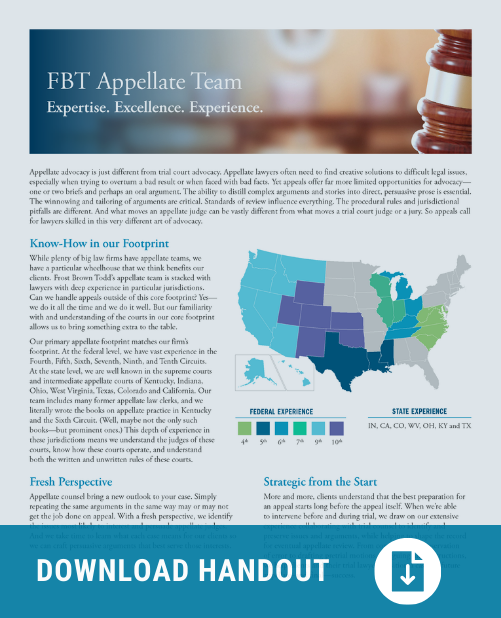 Download the FBT Appellate Handout